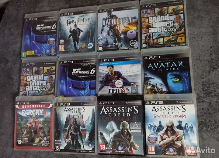 Диски на Sony PS3