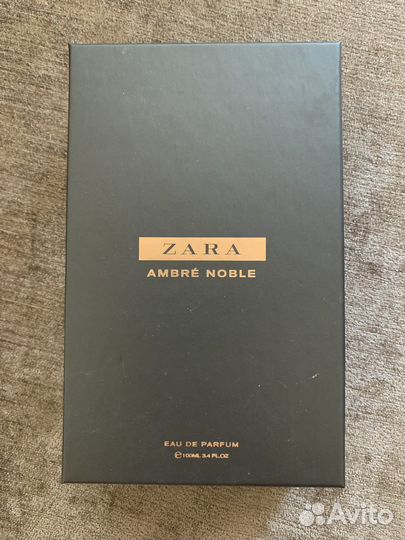 Zara ambre noble мужской парфюм оригинал