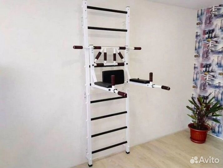 Шведская стенка с турником 3 в 1 мультихват