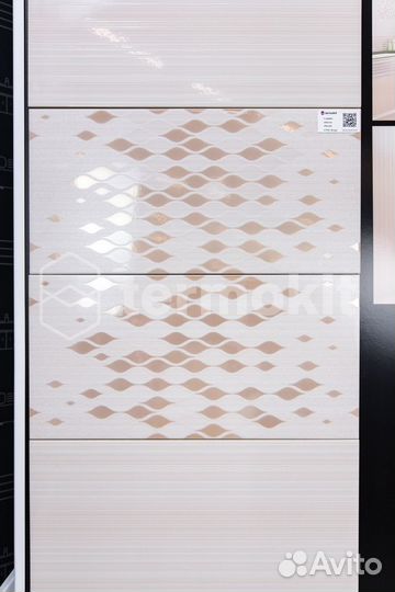 Керамическая плитка AltaCera Blik Crema DW9BLK01 Декор 24,9х50