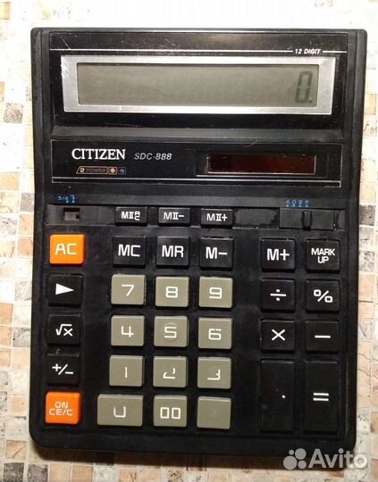 Калькулятор citizen sdc-888