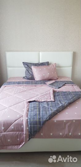 Постельное белье евро с одеялом