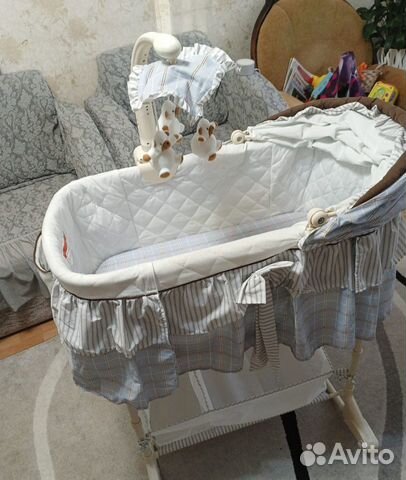 Кроватка для новорождённых люлька-качалка