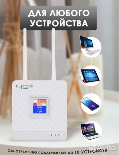 Wifi роутер 4G с безлимитным интернетом