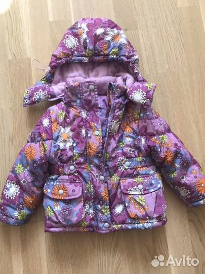 Демисезонный костюм для девочки 86