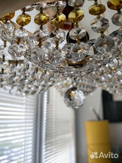 Люстра потолочная бу