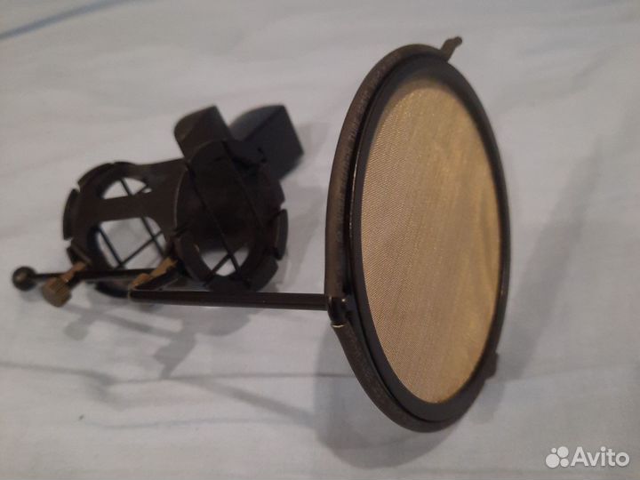 Держатель для микрофона паук с поп-фильтром