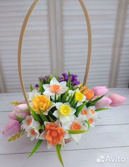 Букет из мыла ручной работы