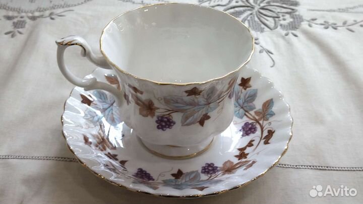 Чайное трио Royal Albert Англия Виноградная Лоза