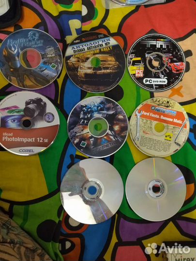 Игровые диски на компьютере