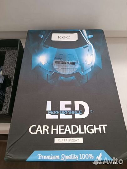 LED лампы K6C автомобильные под цоколь h1