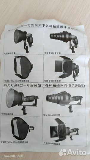 Объективы, сетки фильтра, карты б/б, кронштейн