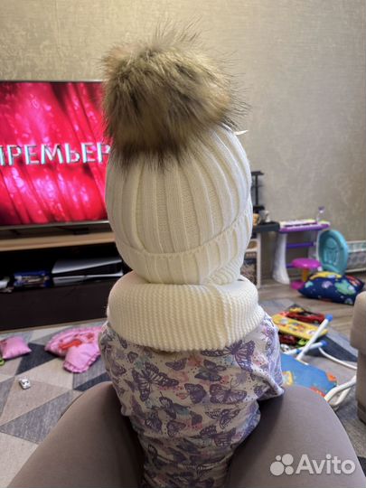 Шапка и снуд для девочки