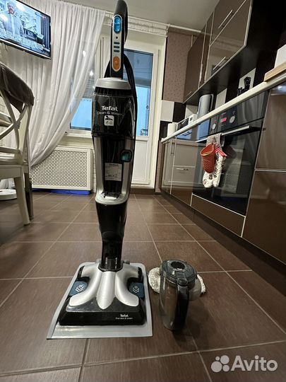 Паровая швабра пылесос tefal