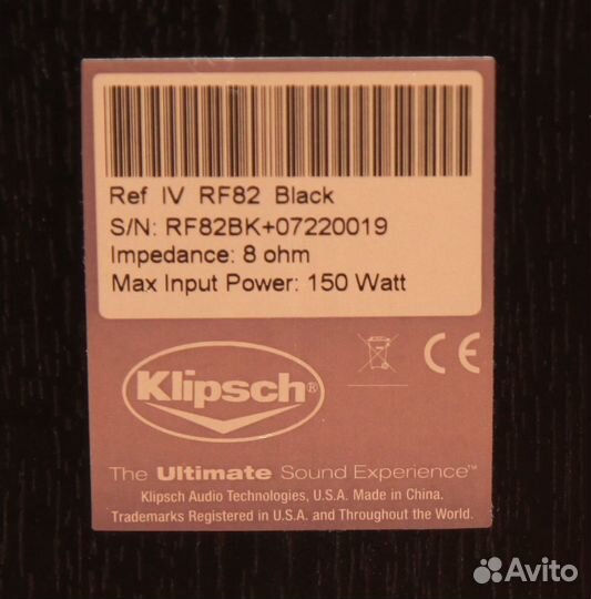 Напольные колонки Klipsch Ref IV RF-82