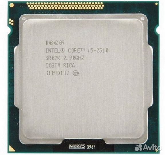 Core i5 2310 2,9-3,2ггц сокет 1155