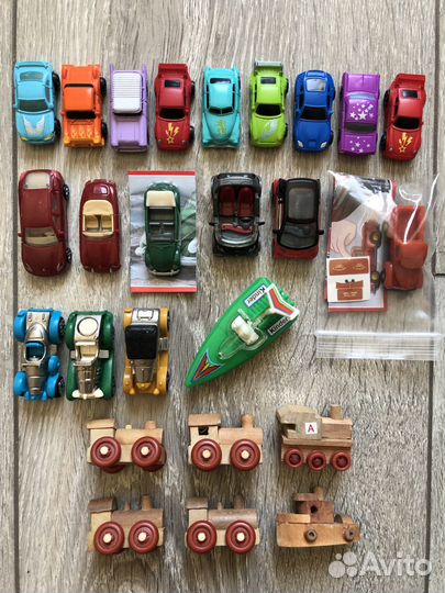 Киндер сюрприз игрушки машинки 90-х