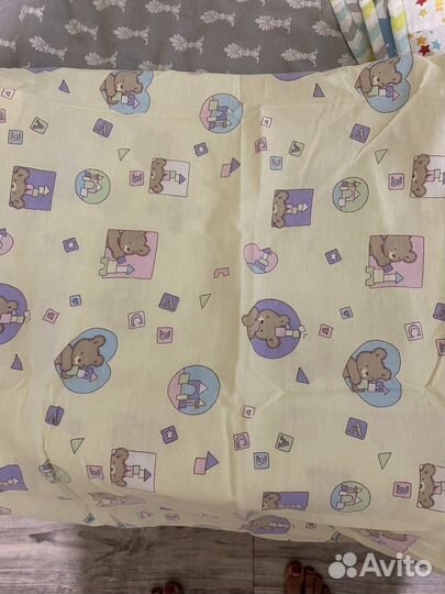 Постельное белье в детскую кроватку Забронировано