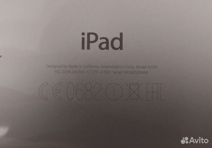 iPad mini 4 128GB Wi-Fi + Cellular (A1550)