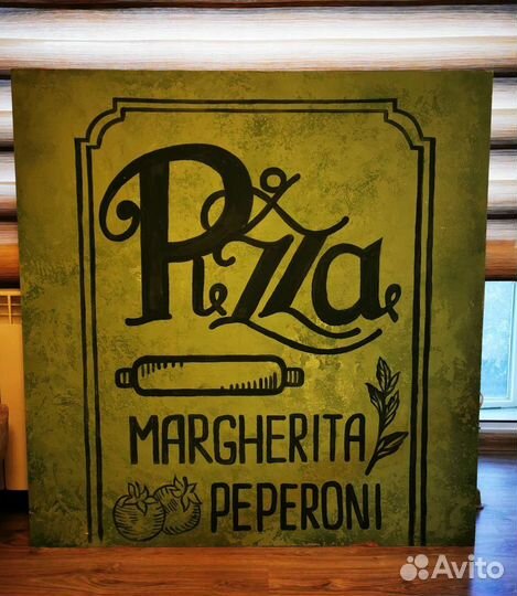 Картина интерьерная, вывеска