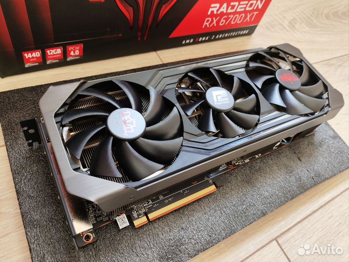 Видеокарта PowerColor RX6700 XT 12gb RedDevil