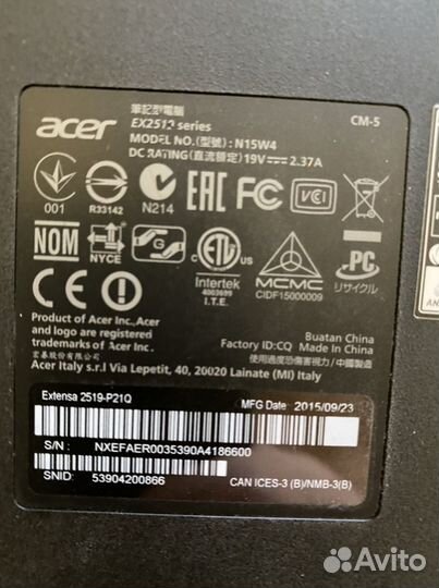 Acer N15W4