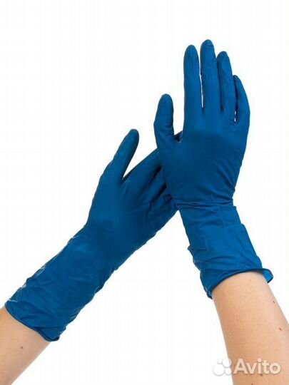 Перчатки нитриловые виниловые латексные