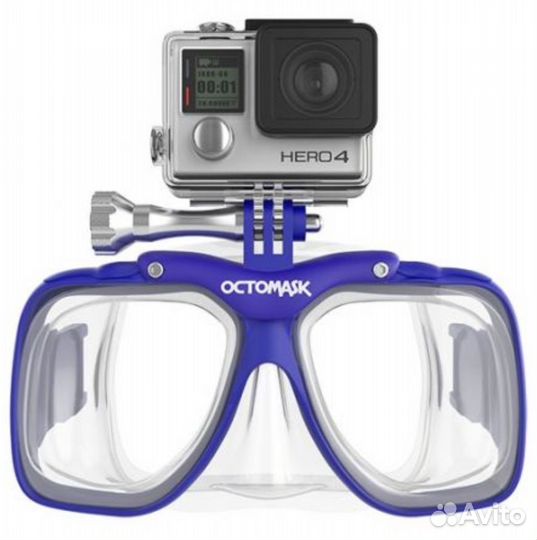 Маска для дайвинга с креплением для экшн-камер
