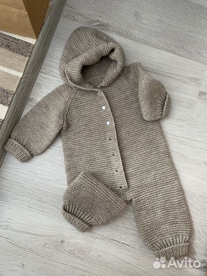 Вязанный комбинезон
