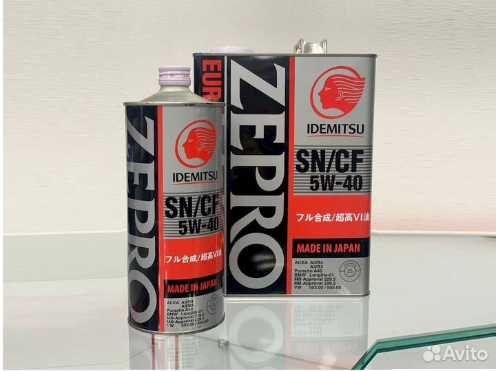 Масло моторное idemitsu zepro euro spec 5W-40 1 л