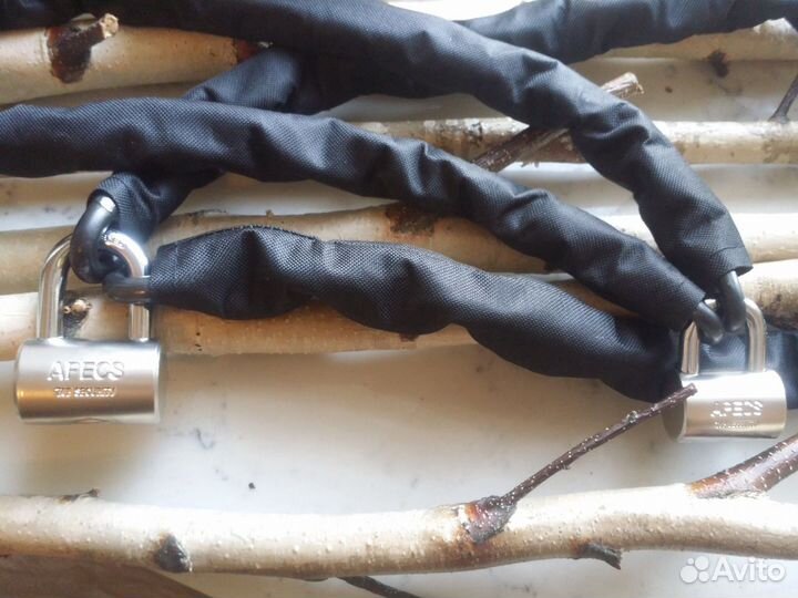 Велозамок цепь каленая