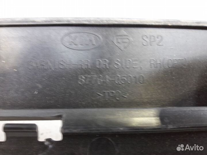 Накладка двери задняя правая Kia Seltos 2019