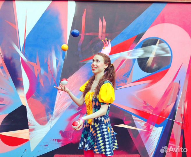 Фокусник. Клоунесса Эльф Детское шоу