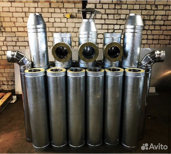 Дымоходы сендвич для печей,котлов,газовых вытяжек