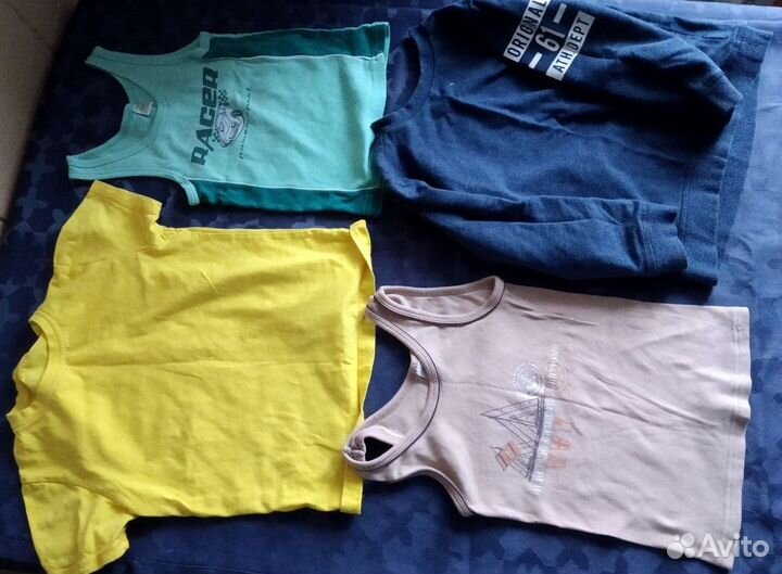 Пакет одежды на мальчика 104 110