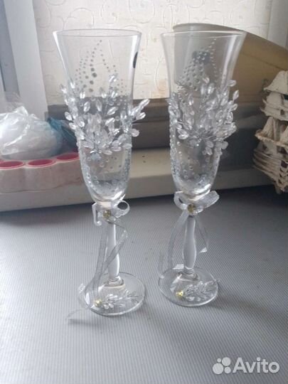 Фужеры/бокалы свадебные