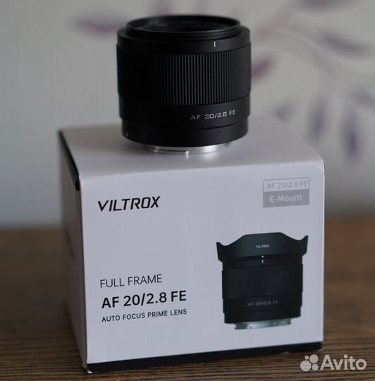 Viltrox AF 20mm F2.8 FE для Sony E-mount