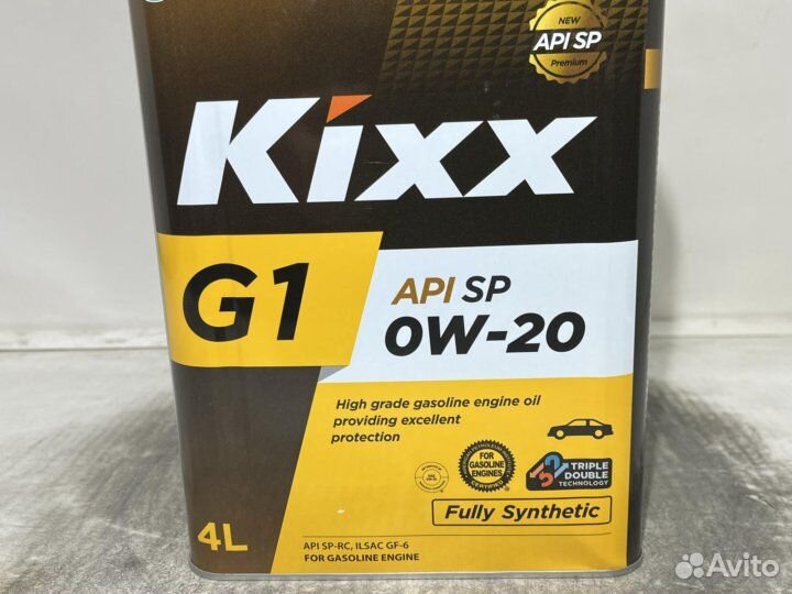 Kixx G1 0W20 SP GF-6 4л Замена