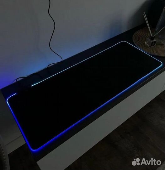 Игровой коврик с RGB подсветкой