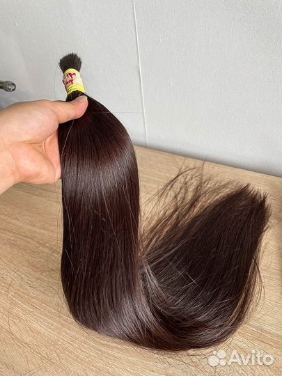 Волосы для наращивания натуральные длина 65