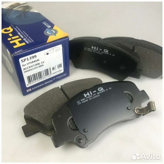 Колодки тормозные hyundai KIA solaris RIO.перед