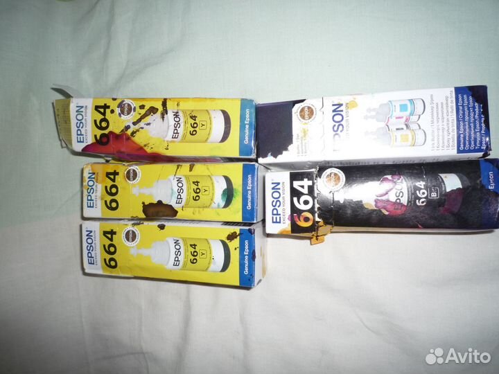 Чернила серии 664 для принтера epson