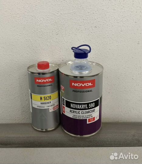 Лак с отвердителем HS Novol Novakryl 590