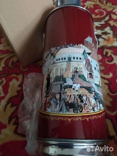 Термос 1,3л.и.2л.Времена ссср.Новый в коробке.Дост