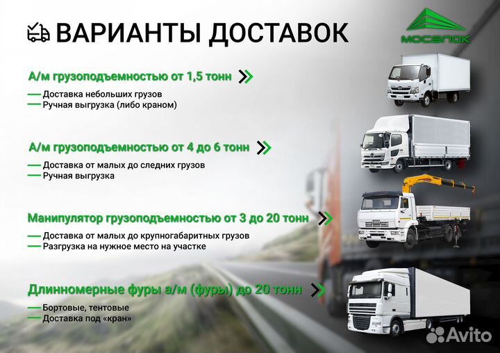 Керамический блок/Керамоблок Цена с Доставкой