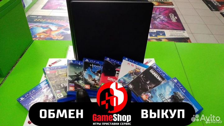 PlayStation 4 Slim + игра в подарок