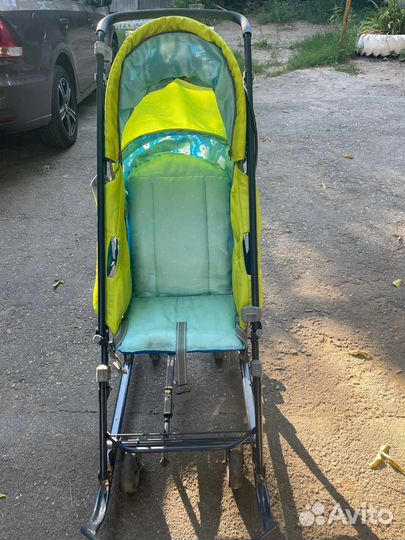 Детские санки коляска