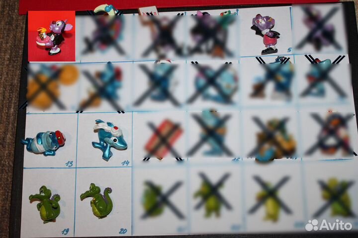 Игрушки из шоколадных яиц, часть 7