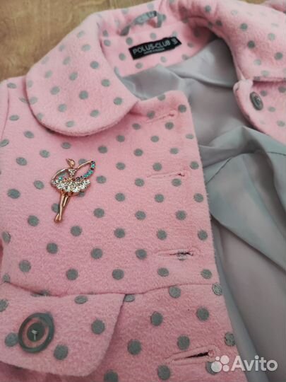 Пальто на девочку 98