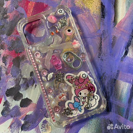 Чехол y2k из эпоксидной смолы на заказ